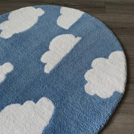 Apvalus kilimas „Debesėlis“